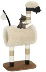 PawHut Kratzbaum 98 cm Katzenbaum mit Kratzpfosten, Tunnel, Spielball,...