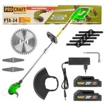 Procraft PTA24 Akku Trimmer 20 V 150 mm + 2x Akku 2,0 Ah + Ladeger&auml;t