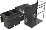 Naber Cox&reg; Base Q+ 360 S/370-2, Abfallsammler f&uuml;r Frontausz&uuml;ge, anthrazit, H 360