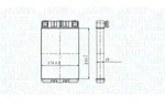 MAGNETI MARELLI 350218428000 W&auml;rmetauscher Innenraumheizung K&uuml;hler passend...