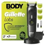 Gillette Labs i7 Body + Intimate Trimmer Herren, Schwarz/Gr&uuml;n Intimrasierer Mann -