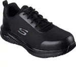 Skechers Herren Sicherheitssneaker SR-RINGSTAP ARCH FIT 200086EC BBK schwarz,