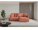 ALTDECOR Ecksofa mit Schlaffunktion und Bettkasten ONESK-L 216x177x72 cm...