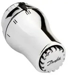 Danfoss Thermostatkopf RAS-D Farbe Chrom Nullabsperrung - Silber