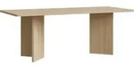 Selsey Qubeo &ndash; Esstisch 204x90 cm, rechteckig mit abgerundeten Kanten und