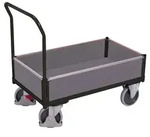 VARIOfit Kastenwagen mit 4 Holzw&auml;nden 860x450mm Anthrazitgrau RAL 7016