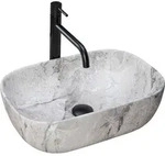 Rea Aufsatzwaschbecken Livia Stone Beige - Grau