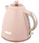 HOMCOM Wasserkocher, 1,7L, 2,2kW, Schnellkoch, Hellrosa. - Hellrosa