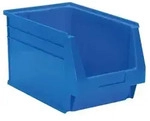 sichtlagerbox, 600x400x300 mm, 72 L, blau - Blau
