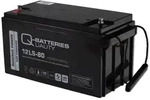 Q-Batteries 12LS-80 / 12V - 82Ah Blei Akku Standard-Typ AGM - 10 Jahres-Typ