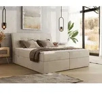MKS MEBLE Boxspringbett DAGOS 200 x 200 cm mit Bettkasten & Stauraum, 7-Zonen
