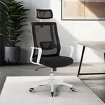 Drehsruhl AUCKLAND h&ouml;henverstellbar, schwarz &ndash; ergonomischer B&uuml;rost&uuml;hl mit