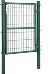 SONGMICS Gartentor mit Schloss, T&uuml;rklinke, Schl&uuml;ssel, 106 x 125 cm (L x H),...