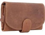 Benthill Damen Geldb&ouml;rse Vintage Leder | Damen Portemonnaie mit RFID Schutz 
