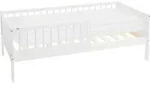 ML-Design Kinderbett mit Matratze, 80x160 cm, Wei&szlig;, Hausbett mit Lattenrost und