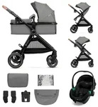 Kinderkraft multifunktionaler 3-in-1-Kinderwagen ESME PRO &ndash; bis 25 kg &ndash; Babywanne