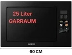 KB ELEMENTS 60 cm Einbaumikrowelle &ndash; 25 Liter Garraum, Full-Touch-Display,...