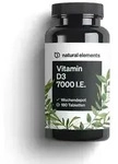 Vitamin D3 7000 I.E. Tabletten - 180 Tabletten_f&uuml;r 12 Monate