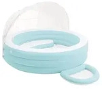 INTEX 57195NP Planschbecken Swimcenter Canopy Lounge aufblasbarer Pool mit Sonnendach