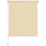 vidaXL Au&szlig;enrollo 350 x 230 cm Cremewei&szlig; - Creme