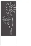 vidaXL Garten Sichtschutz-Leinwand Schwarz 50 x 140 cm - Schwarz