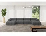 ALTDECOR Modulares Sofa Ecksofa in U-Form - Tesso-U2 - 380x160x70 cm Grau Corner