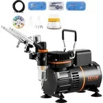 VEVOR Airbrush-Set, Luftkompressor mit Doppell&uuml;fter, professionelles
