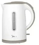 Midea Wasserkocher mit 1,7 Liter Fassungsverm&ouml;gen und 2200W Leistung, Edelstahl,