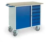 Rollcart Werkstattwagen blau 6 Schubladen