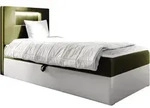MIRJAN24 Boxspringbett Gold Junior 1 90x200, Einzelbett mit Bonellfederkern,
