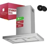 LEVIVO A++ Dunstabzugshaube 60cm Umluft & Abluft mit 380 m3/h Luftleistung,