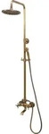 Duschs&auml;ule, Duschpaneel RETRO BRONZE, Duschsystem - Braun