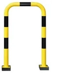 BLACK BULL Rammschutz-B&uuml;gel SWING, 1240/750mm, feuerverzinkt, gelb, schwarze
