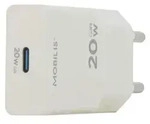 Mobilis Energia Charger 20W Wall Charger USB-C white - Wei&szlig;