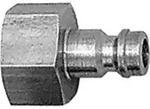 Riegler Nippel f&uuml;r Kupplungen NW 5, Edelstahl 1.4305, G 1/4 IG, SW 17