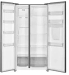 Respekta No Frost Side-by-Side K&uuml;hl-Gefrierkombination Halvar, Inox-Look -...