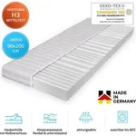 HOME DELUXE - Matratze Ortho-Basic- 90 x 200 cm - Komfortschaum, beidseitig...