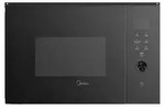 Midea TG925H3MTBL Einbau Mikrowelle 900 Watt mit Grill 1000W, 25l Schwarz -...