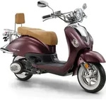 LuXXon Motorroller Cruiser - Retro City Roller Vintage mit 125 ccm - 7,1 PS f&uuml;r max.