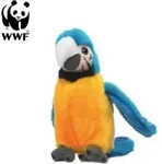 WWF Pl&uuml;schtier Gelbbrust Ara Papagei (mit Sound, 14cm) lebensecht Kuscheltier