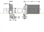 PRASCO FT019H001 W&auml;rmetauscher Innenraumheizung K&uuml;hler f&uuml;r FIAT Seicento /...