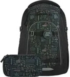 coocazoo Schulrucksack MATE, ergonomisch, gr&ouml;&szlig;enverstellbar - Schwarz