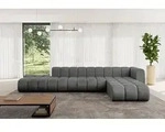 ALTDECOR Modulares Sofa Ecksofa in L-Form - Zuvon-L2 - 387x177x70 cm Dunkelgrau...