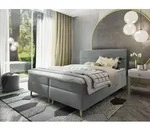 Masseno Boxspringbett SANTA 140x200 cm Komplett-Set mit Bonell Matratze und Topper,