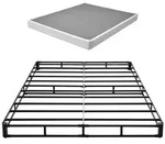 VEVOR Boxspringbettgestell (Queen-Size) mit Waschbarem Stoffbezug, Metallrahmen...