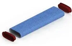 Kermi x-well Luftkanal flach 132x52 mm 20 m Rolle - Blau/Wei&szlig;