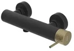 Sapho ULTRASAN Duscharmatur, Schwarz matt/Gold matt - Gold