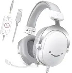 Fifine Headset Over-Ear Gaming-Headset mit Mikrofon Abnehmbar USB Headset mit...