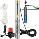VEVOR 3, 5" Tiefbrunnenpumpe 750W Brunnenpumpe 105L/min Tauchpumpe max, F&ouml;rderh&ouml;he