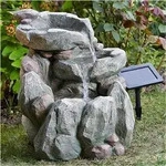 Brunnen Smart Solar Wasserfall 50,5 cm hoch